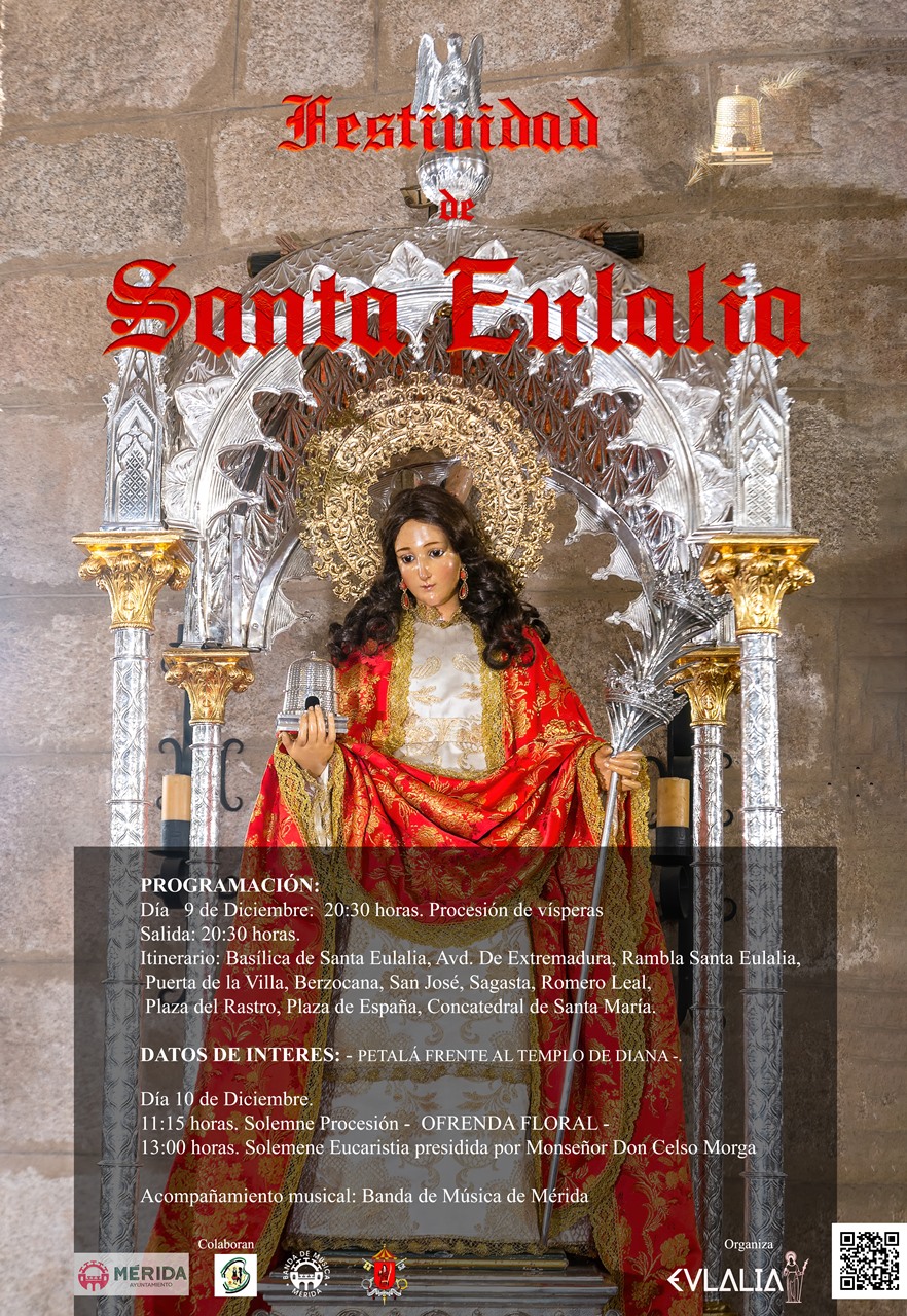 Festividad de Santa Eulalia 2021 Mérida